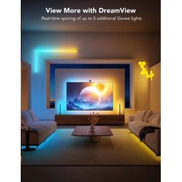 Govee - DreamView T2 DUAL TV 55-65" SMART LED retroilluminazione RGBIC Wi-Fi + telecomando