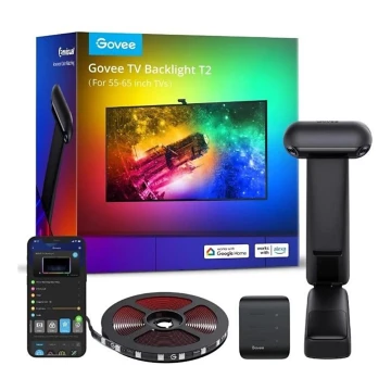 Govee - DreamView T2 DUAL TV 55-65" SMART LED retroilluminazione RGBIC Wi-Fi + telecomando