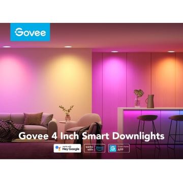Govee - SET 2x LED RGBWW Lampada da incasso LED/11W/230V Smart 2700-6500K