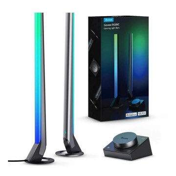 Govee - SET 2x Smart Gaming Wi-Fi LED RGBIC Panels + Smart Dual + telecomando