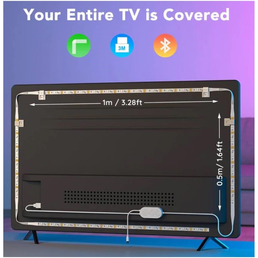 Govee - TV 46-60" SMART LED retroilluminazione RGB