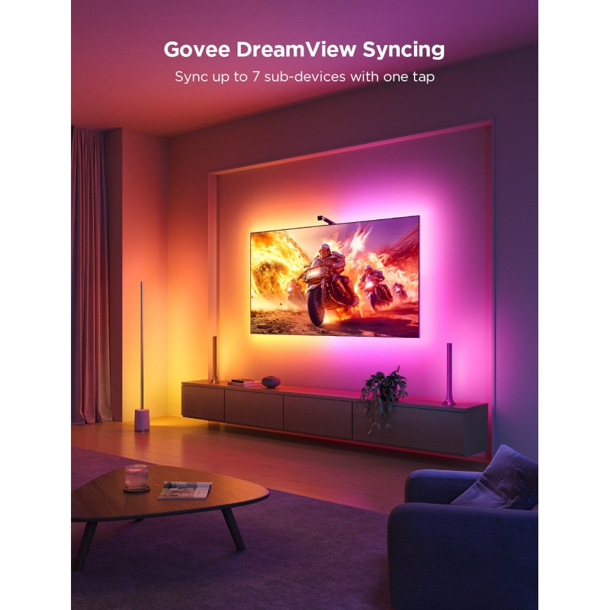 Govee - TV Backlight 3 Lite TV 75-85" SMART LED retroilluminazione RGBICW Wi-Fi IP67 + telecomando