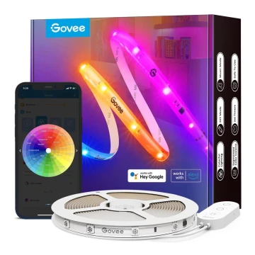 Govee - Wi-Fi RGBIC Smart PRO Striscia LED 10m - extra durevole