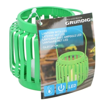 Grundig - Lanterna LED LED/1xCR2032 verde