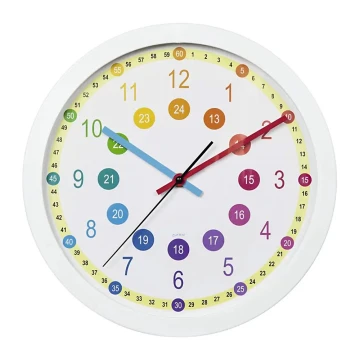 Hama - Orologio da parete per bambini 1xAA colorato