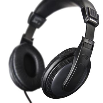 Hama - Wired headphones con 6m cavo nero