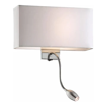 Ideal Lux - Applique 1xE27/60W/230V + 1x1W/LED