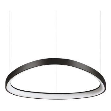 Ideal Lux - Lampadario a sospensione con filo LED dimmerabile GEMINI LED/48W/230V diametro 61 cm nero