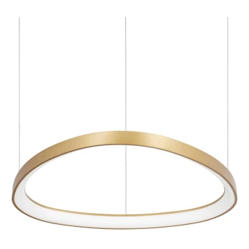 Ideal Lux - Lampadario a sospensione con filo LED dimmerabile GEMINI LED/48W/230V diametro 61 cm oro