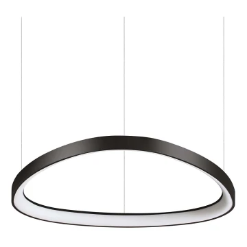 Ideal Lux - Lampadario LED a sospensione con filo GEMINI LED/48W/230V diametro 61 cm nero