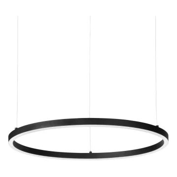 Ideal Lux - Lampadario LED a sospensione con filo ORACLE SLIM LED/43W/230V diametro 90 cm nero