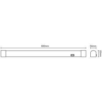 Illuminazione a LED per specchi da bagno LED/15W/230V 4000K IP44