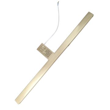 Illuminazione a LED per specchi da bagno LED/8W/230V 4000K 50 cm IP44 oro opaco