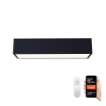 Immax NEO 07074-60 - Plafoniera LED dimmerabile CANTO LED/34W/230V nero Tuya + telecomando