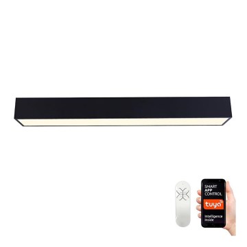 Immax NEO 07074-90 - Plafoniera LED dimmerabile CANTO LED/50W/230V nero Tuya + telecomando