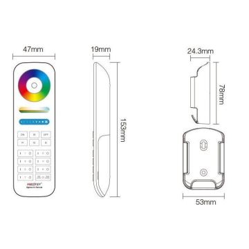 Immax NEO 07087-3 - Telecomando universale RGB+CCT MiBOXER Tuya