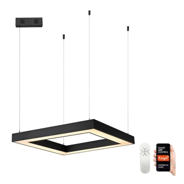 Immax NEO 07173L - Lampadario a sospensione con filo LED dimmerabile CANTO LED/60W/230V nero Tuya + telecomando