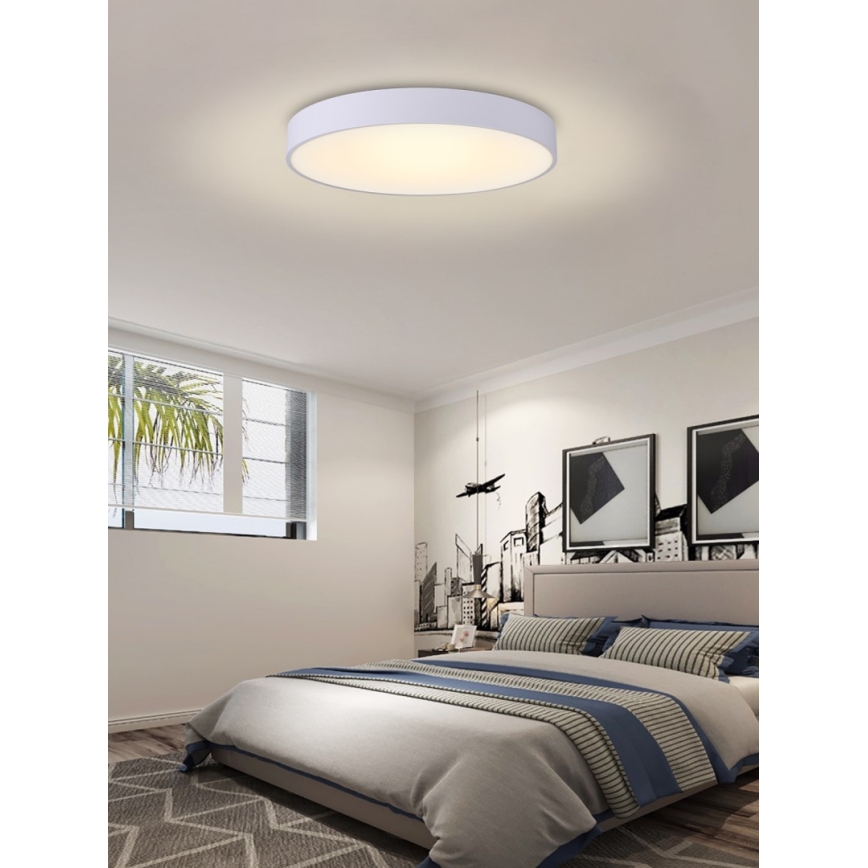 Immax NEO 07207L-Plafoniera LED dimmerabile RONDATE 65W/230V 3000-6000K Tuya bianco + telecomando