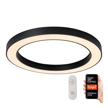 Immax NEO 07210L - Plafoniera LED dimmerabile PASTEL LED/68W/230V 95 cm nero Tuya + telecomando