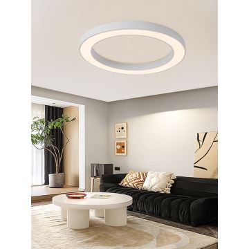 Immax NEO 07213L - Plafoniera LED dimmerabile PASTEL LED/68W/230V 95 cm bianco Tuya + telecomando