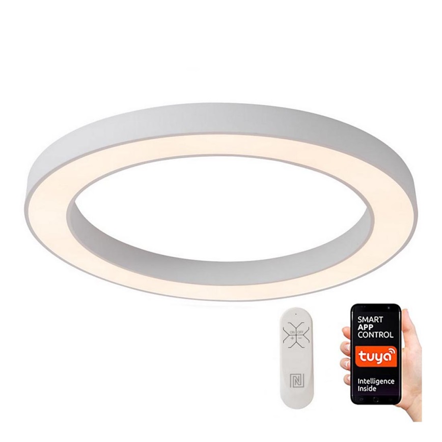 Immax NEO 07213L - Plafoniera LED dimmerabile PASTEL LED/68W/230V 95 cm bianco Tuya + telecomando