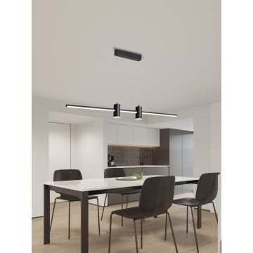 Immax NEO 07230L - Lampadario a sospensione con filo LED dimmerabile NEO LITE ESTRELAS LED/30W/230V 2700-6500K Wi-Fi Tuya + telecomando