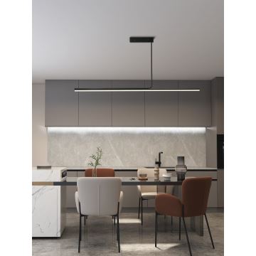 Immax NEO 07235L - Lampadario a sospensione con supporto rigido LED dimmerabile NEO LITE ASTA LED/28W/230V Wi-Fi Tuya 2700-6500K + telecomando