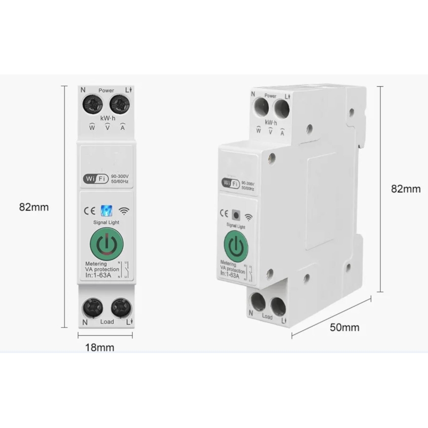 Immax NEO 07574L - Interruttore Smart Monofase 1-63A Wi-Fi Tuya