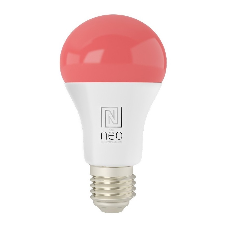 Immax NEO 07733L - LED RGB+CCT Lampadina dimmerabile NEO LITE E27/11W/230V 2700 - 6500K Wi-Fi Tuya