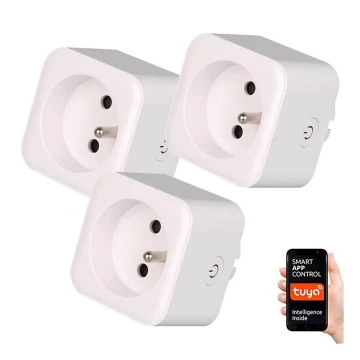 Immax NEO 07762C - SET 3 prese Smart NEO LITE 3680W/230V/16A Wi-Fi Tuya