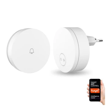 Immax NEO 07769L - Campanello wireless con spina integrata NEO LITE 230V Wi-Fi Tuya