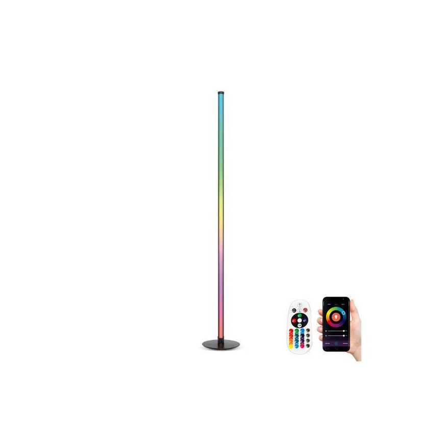 Immax NEO 07776L - Lampada da terra LED RGB dimmerabile AMBIENTE LED/12W/230V Wi-Fi Tuya + telecomando