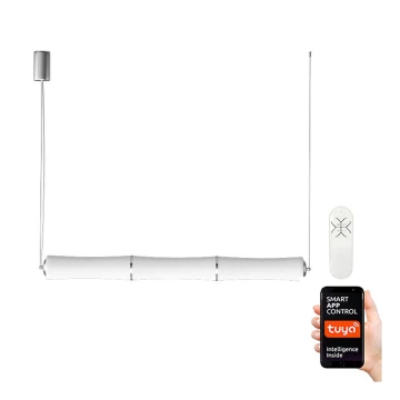 Immax NEO - Lampadario LED a sospensione con filo dimmerabile BAMBOOS LED/45W/230V 135 cm + T Tuya