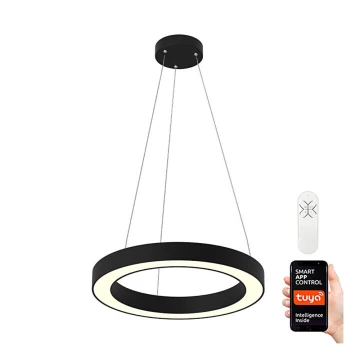 Immax NEO - Lampadario LED dimmerabile a sospensione con filo PASTEL LED/52W/230V 60 cm nero Tuya