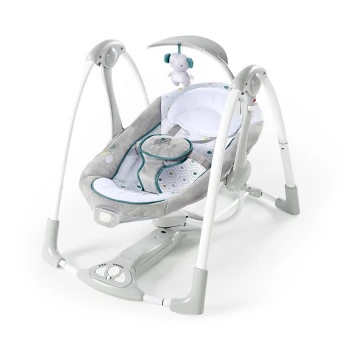 Ingenuity - Altalena vibrante per bambini con melodia 2in1 NASH