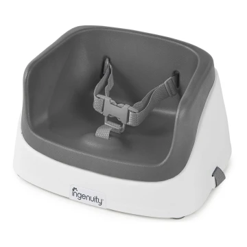 Ingenuity - Cuscino per sedia da pranzo 2in1 SMARTCLEAN TODDLER grigio