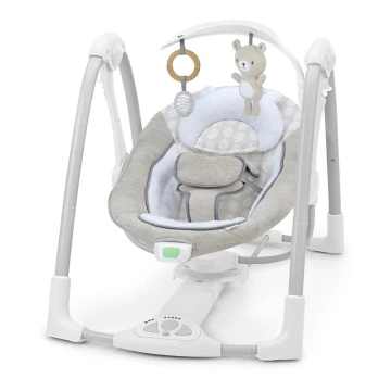 Ingenuity - Dondolo vibrante per bambini con melodia 2in1 WYNN