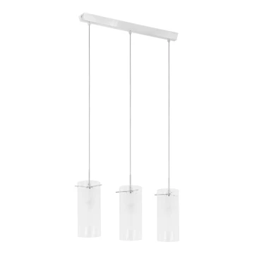 ITALUX - Lampadario a sospensione con filo BLEND 3xE27/60W/230V