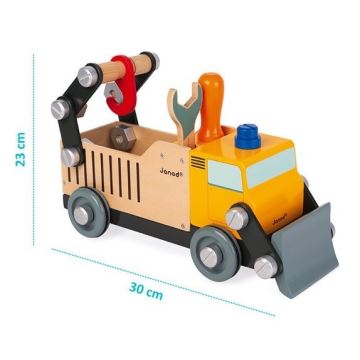 Janod - Set di costruzioni in legno camion BRICOKIDS