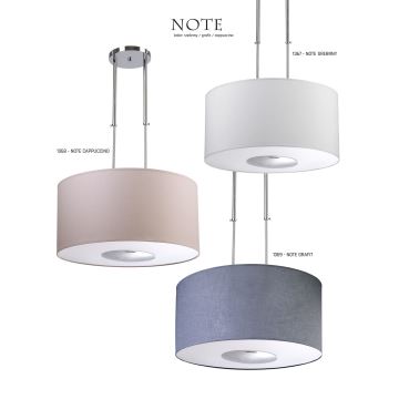 Jupiter 1368 - NOTE CA - Lampadario a sospensione con supporto rigido NOTE 3xE27/60W/230V