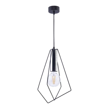 Jupiter 1661 - Lampadario a sospensione con filo KAIR 1xE27/60W/230V nero/cromo