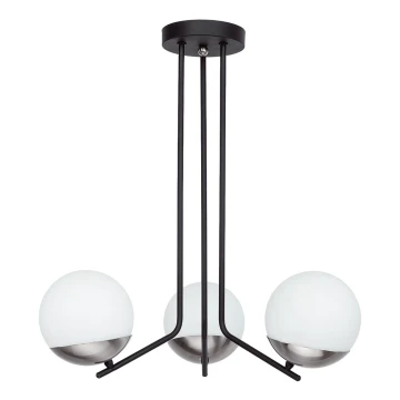 Jupiter 1723 - Lampadario a sospensione SANTA 3xE14/40W/230V cromo