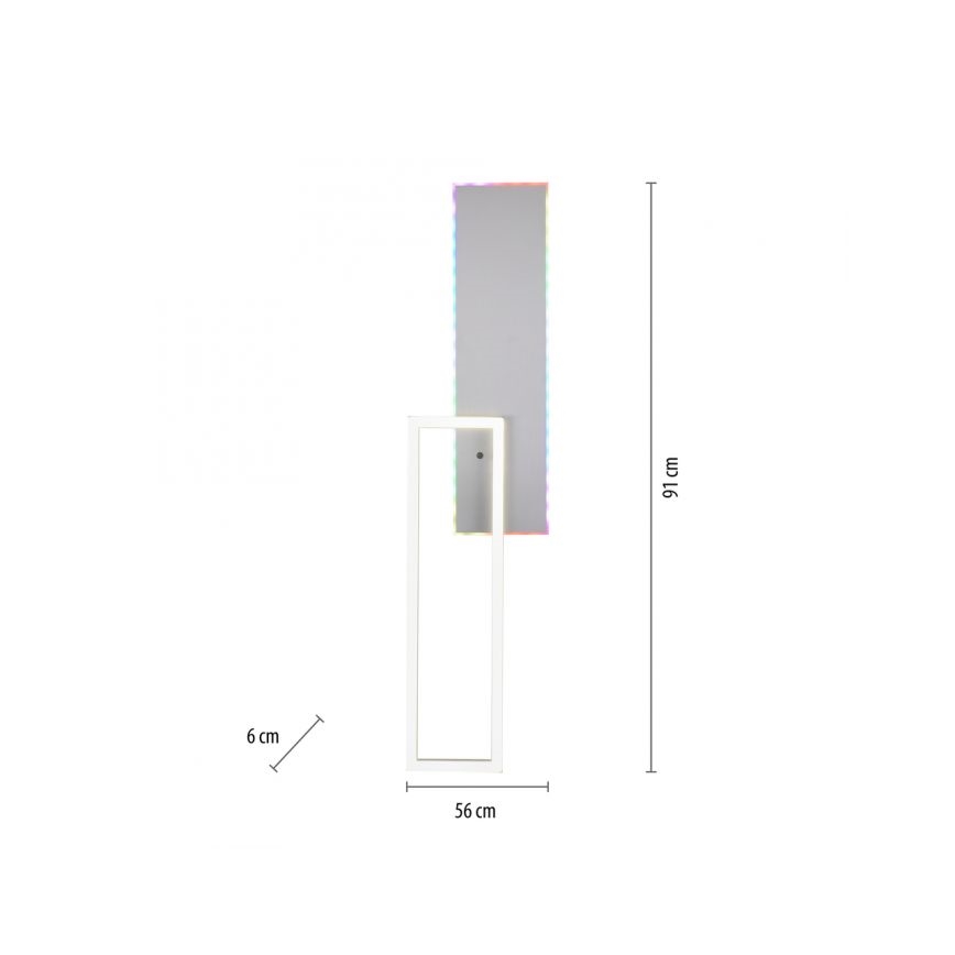 JUST LIGHT. 11326-95 - Plafoniera LED RGBW dimmerabile RENDA LED/31W/230V 2700-5000K + telecomando