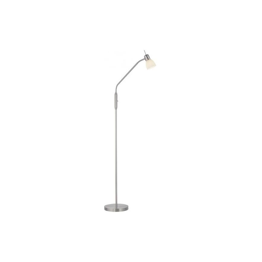 JUST LIGHT. 11956-55 - Lampada con piedistallo KARO 1xE14/40W/230V cromo