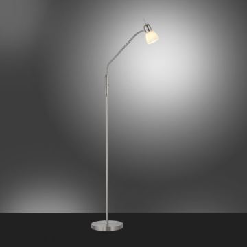 JUST LIGHT. 11956-55 - Lampada con piedistallo KARO 1xE14/40W/230V cromo