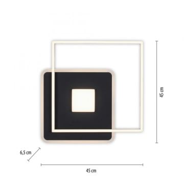 JUST LIGHT. 15045-18 - Plafoniera LED dimmerabile DOMINO LED/26W/230V