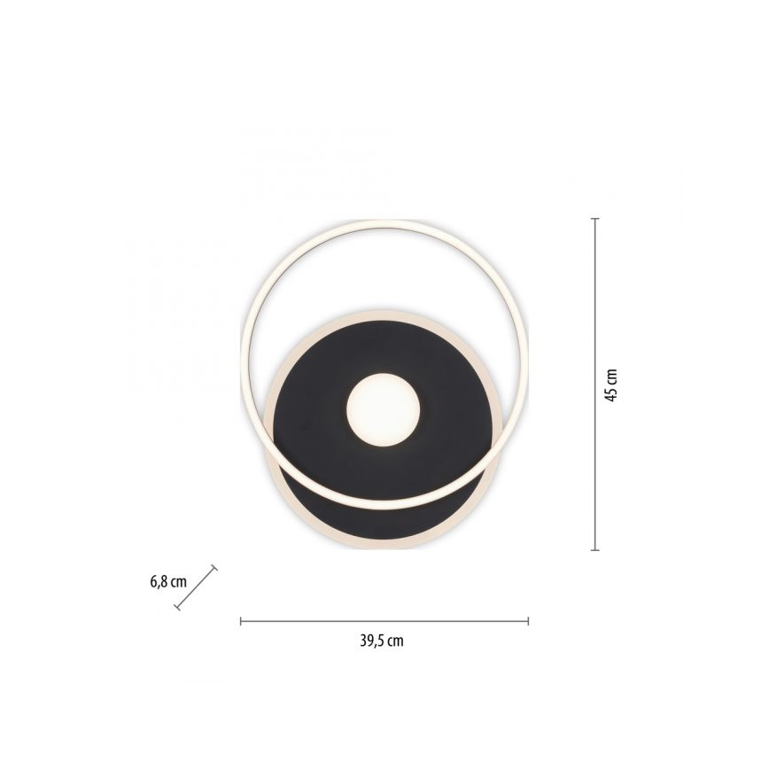 JUST LIGHT. 15046-18 - Plafoniera LED dimmerabile DOMINO LED/26,5W/230V