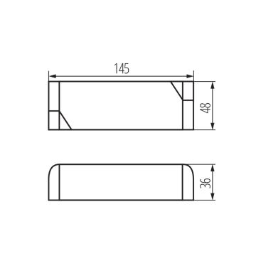 LED Trasformatore elettrico 30W/24V