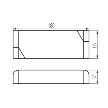 LED Trasformatore elettrico 100W/24V