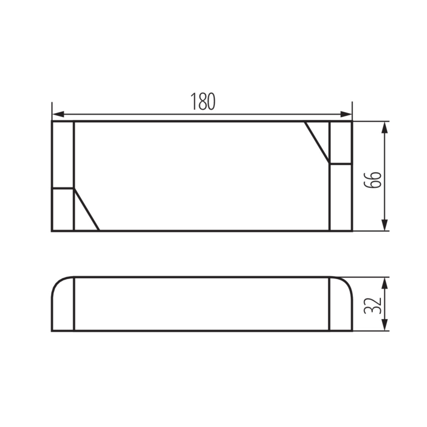 LED Trasformatore elettrico 100W/24V